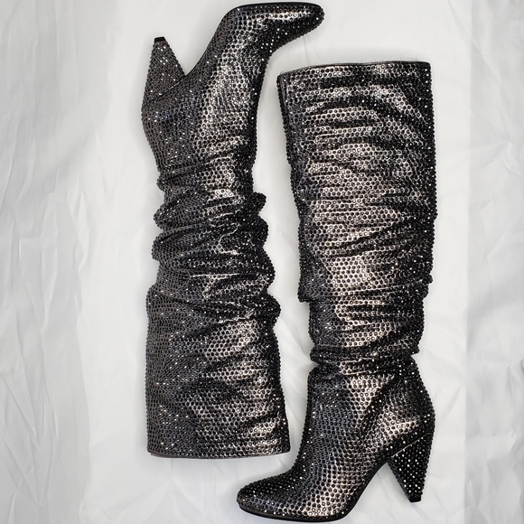 INC International Concepts Shoes - INC Gerii3 Almond Toe Knee-High Slouch Boots